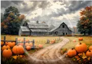 Pumpkin Patch | A4 Rice Paper | Paper for Decoupage | Halloween
