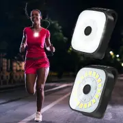 2 Pack Running Lights Runners Dog Walking Light at Night 12 LED Clip on Jogging