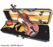 Student Model - 4/4 Antique Style Violin +Bow+Rosin+Square Case +String set
