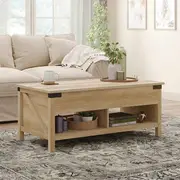 Sauder Bridge Acre Lift Top Coffee Table Orchard Oak