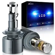 -2 Pcs H7 Led Canbus Super Mini Projector Lens H11 9005 Hb3 9006 Hb4 80w Automobiles Bulb 16000lm Conversion Kit Rhd Lhd 9005-HB3