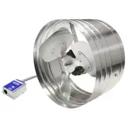Master Flow Gable Vent Electric Powered Silver 1600 CFM Gable Mount Efficient