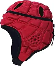 yuksok Rugby Helmet for Kids Rugby Headguards Soft Padded Adjustable Goalie Roller Hat Flag Football Helmet for Roller Skating Rugby