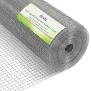 Hardware Cloth, 1/2inch 16in x 25ft 21 Gauge, Chicken Wire Fence, Galvanized ...