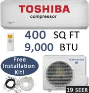 9000 BTU Ductless Mini Split Air Conditioner Heat Pump, ceiling cassette / WIFI