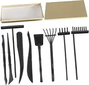 9Pcs Mini Zen Garden Rake Set Rakes for Meditation Creative Garden Accessories Lightweight Tools for Relaxation and Mindfulness
