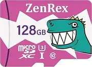 ZenRex 128GB Micro SDXC High Speed 4K UHD Full HD Video Recording C10 U3 A1 Memory Card for Camera Tablet Smartphone