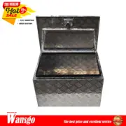 24" Aluminum Truck Underbody Tool Box Trailer RV Tool Storage Under Bed Silver