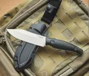 KERSHAW CAMP 5 FIXED BLADE Tactical Hunting Knife - D2 Blade - + Nylon Sheath