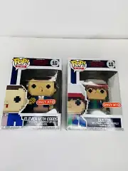 Funko Pop Stranger Things Eleven With Eggos 16 Dustin 18 8-Bit Target Exclusive