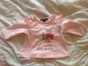 PUMPKIN PATCH SPRING ROMANCE FAWN ANGLAISE TRIM BNWT SZ 0-3 MTHS (G49