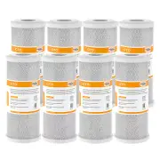 8 Pack 10"x4.5" Whole House CTO Carbon Block Water Filter Cartrisges Fit GXWH40L
