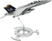 NUOTIE F/A-18F Super Hornet 1/72 Metal Airplane Model Kits with Stand VFA-103 Jolly Rogers Diecast Alloy Fighter/Attack Jet Replica Pre-Build Military Aircraft Collection for Display or Gift