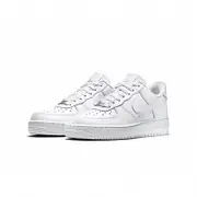 NIKE Air Force 1 LE GS 女鞋 大童 休閒 皮革 緩震 全白 【運動世界】DH2920-111