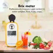 Brix Meter Refractometer Fruit Sugar Concentration Meter Sweetness Saccharimeter