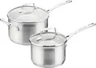 Scanpan Impact 2-Piece Saucepan Set 21.5x42.0x22.0 Centimeters Silver