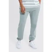 Mens Sage Basic Loose Fit Joggers
