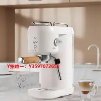 在飛比找Yahoo!奇摩拍賣優惠-咖啡機110V 220V 意式咖啡機家用小型意式半自動咖啡機