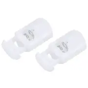 Plastic Cord Locks End Spring Stop Toggle Stoppers(0.2") 40pcs
