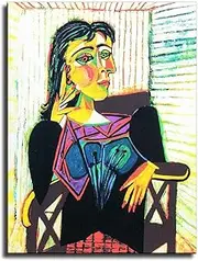 Gnvkd Ecbxz Pablo Picasso Posters《Portrait of Dora Maar》Canvas Painting Pablo Picasso Wall Art Pablo Picasso Prints For Home Decor Pictures 50x70cm No Frame
