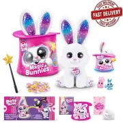 Pets Alive Magic Bunny Surprise Interactive Plush PEARL White