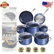 Ceramic Nonstick Induction Cookware Set - PFAS Free & Dishwasher Safe, 12 Pieces