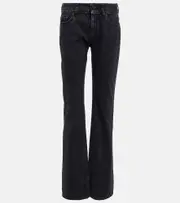 [Stella McCartney] Stella McCartney Low-rise straight jeans 25 black