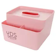 3PCS Multi-function Simple Household Large Square Shape Pumping Tissue Box Plastic Desktop Storage Box