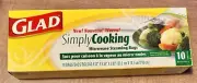 2006 Glad Simply Cooking Microwave Steaming Bags 10 Pack Discontinued New in Box