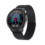 Waterproof Smart Bracelet With Health Monitoring And Metal Strap - Tft Screen