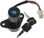 Ignition Key Switches for Suzuki GS125 4 Wires Ignition Switch Lock with 2 Keys Motorcycle Bike 1 Set Ignition Barrel Key Switch