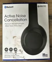 Sentry Noise Cancellation Bluetooth Headphones W/Touch Controls