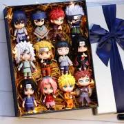 New 12pcs/set Anime Figure Naruto Shippuden Hinata Sasuke Itachi Kakashi Gaara A