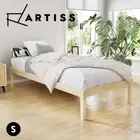 Artiss Bed Frame Single Size Wooden Base