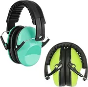 Beedove Noise Cancelling Headphones for Kids 2 Pack, 27dB SNR Foldable & Adjustable Kids Ear Muffs Hearing Protection, Noise Blocking Children Earmuffs for Shooting, Concerts,Fireworks