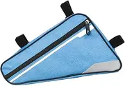 XIASABA Triangle Bicycle Bike Frame Bag Large Capacity Waterproof Suitable for Mountain and Road Bikes Blue (Blue)