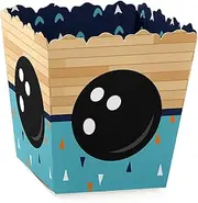 [Big Dot of Happiness] Strike Up the Fun - Bowling - Party Mini Favor Boxes - Birthday Party or Baby Shower Treat Candy Boxes - Set of 12