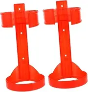 SOLUSTRE 2pcs Heavy Duty Fire Extinguisher Wall Bracket Secure Mounting Support for Cars Rvs Trucks User-Friendly Design for Quick Access Fire Extinguisher Holder for Home Office