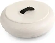 Dexas Durable Microwavable Tortilla Warmer XL 9.5 Inches, Natural Oat Color, Per