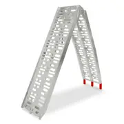 Aluminium Folding Loading Ramp Atv Motorbike Motorcycle Golf Buggy Trailer