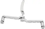 Heel Toe Shifter Levers Heel Toe Shift Lever Gear Shifter Shaft Kit Fit for Harley FL Softail Heritage Classic 114 FLHCS Fat Boy Deluxe 2018-2024(Set A Chrome 18-24)