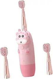 SOESFOUFU 1 Set 's Electric Toothbrush Boy Gum Automatic Electronic USB Toothbrushes Battery Mini Electric Tooth Toothbrush Batteries Bristles Pink