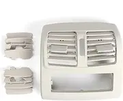 AC Air Conditioning Vent Outlet for Mercedes Benz,for W212 New Rear Center Console Air Conditioning Ventilation Grille Air Outlet Frame,for E Class 2009-2015 2128301354(Model B Light Gray)
