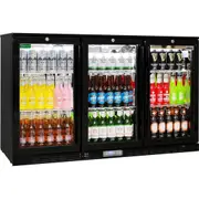 Commercial Glass 3 Door Under Bench Bar Fridge Efficient With LG Compressor