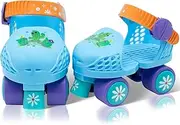 Toddler Roller Skates, Adjustable Rollerskates for Girls Boys, Kids Beginner Roller Skates Quad-Style 4 Wheel for Children