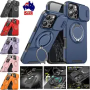 For iPhone 16 16e 15 14 13 12 11 Pro Max Case Heavy Duty Shockproof Stand Cover