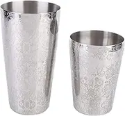 Cocktail Shaker Tins Weighted,304 Stainless Steel Boston Shaker Set 550/820ml for Kitchen Restaurant Bar Bartending Mixing