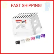 ACSTEP Folding Step Stool Portable Collapsible Plastic Step Stool 9 Inch Foldabl