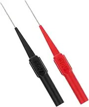 2pcs Stainless Steel Micro Pins Test Probe Needles for Insulation Wire Piercing Lightweight Car Tester Probes for Multimeter for Automotive Repair Settings