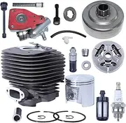 58mm Cylinder Piston Sprocket Rim Clutch Drum Oil Pump Kit for for Sti/hl 070 Chainsaws with Fuel Filter for 1106 020 1202